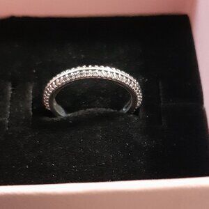 Jolie bague PANDORA taille 44,  argent sterling 925